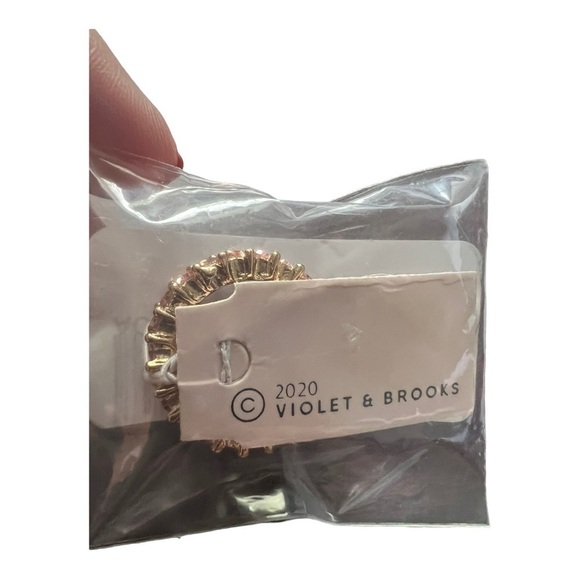 Violet & Brooks Elyse Blue Green Purple Wide Baguette Ring - NEW Size‎ 6 - Picture 8 of 11